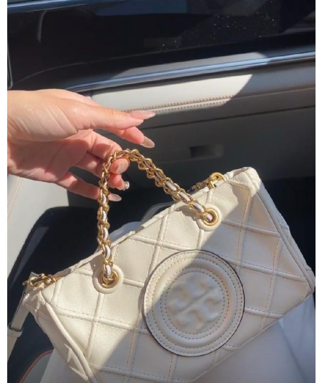 TORY BURCH Бежевая сумка тоут, фото 6