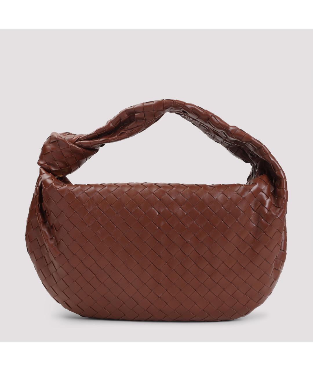 BOTTEGA VENETA Коричневая кожаная сумка через плечо, фото 2