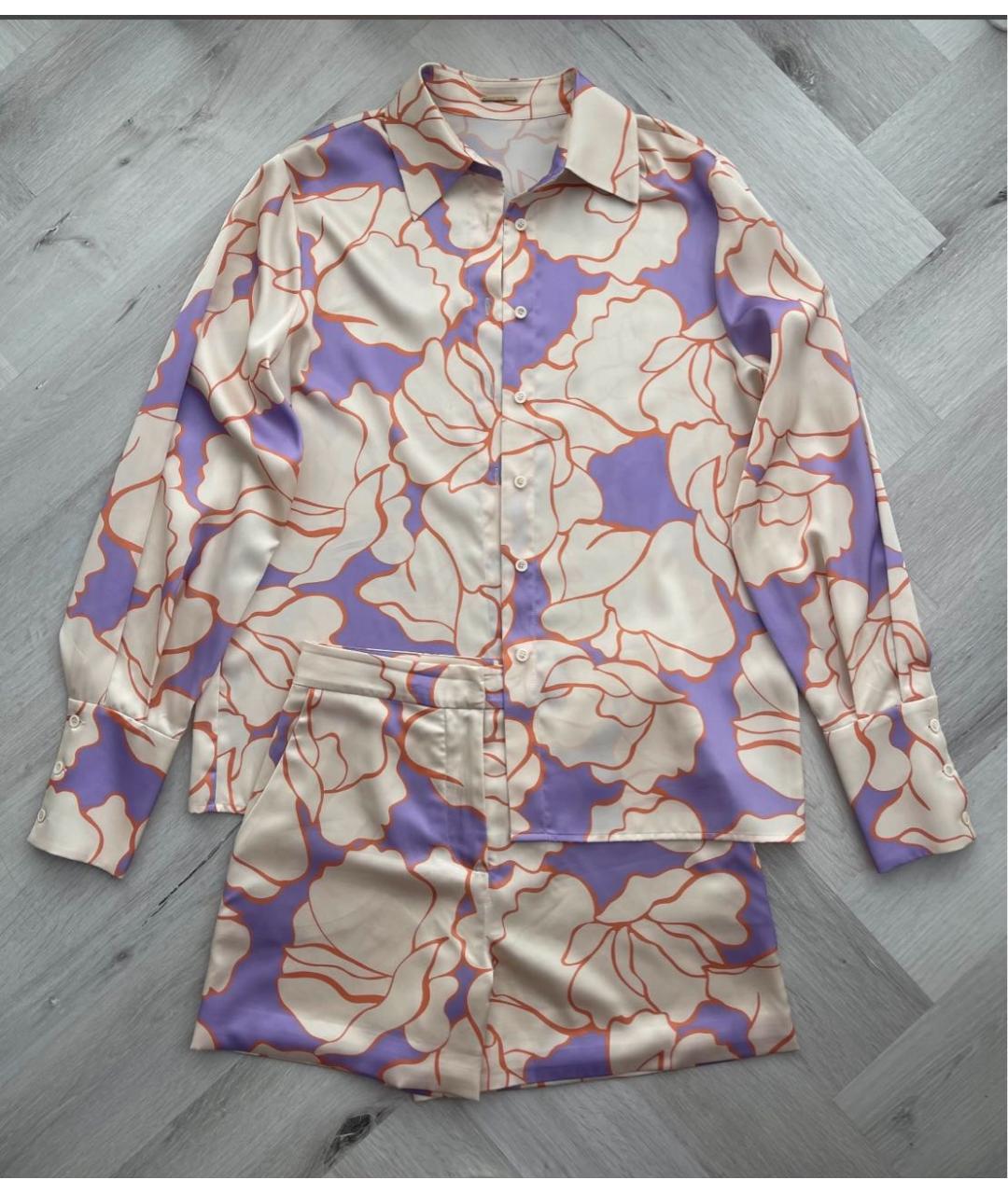 MAX MARA Мульти шелковая блузы, фото 2