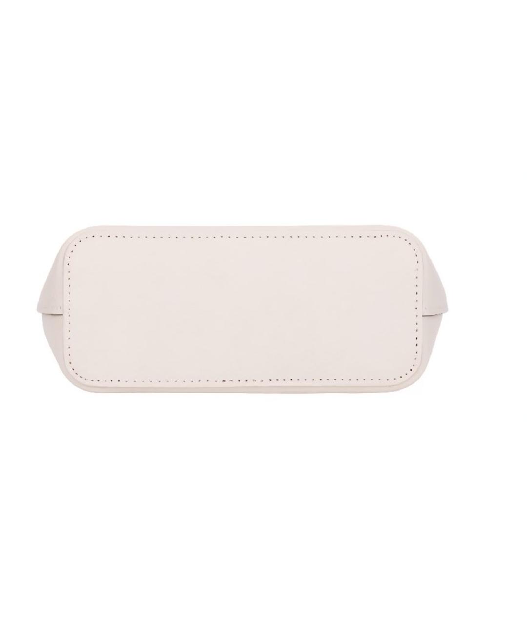 LONGCHAMP Бежевая кожаная сумка тоут, фото 3