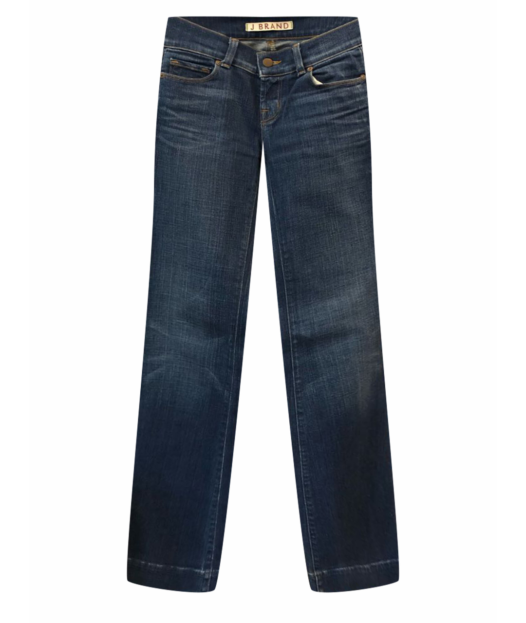 JBRAND Синие хлопко-эластановые джинсы клеш, фото 1