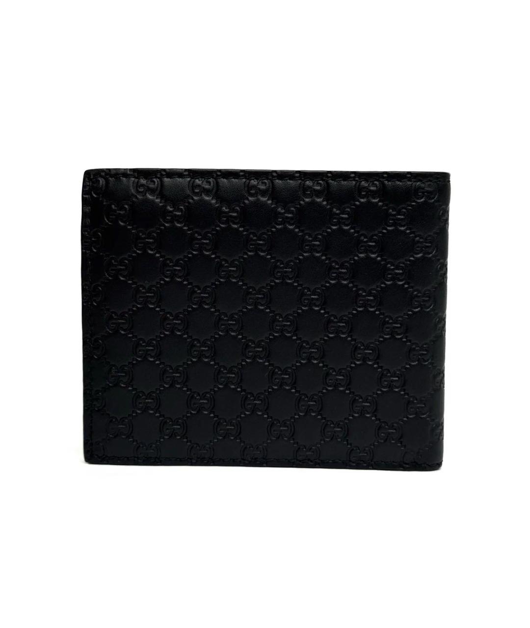 GUCCI Черный кожаный кошелек, фото 3