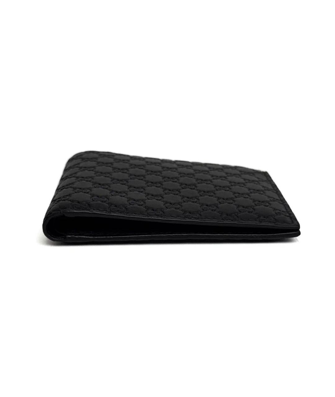 GUCCI Черный кожаный кошелек, фото 7