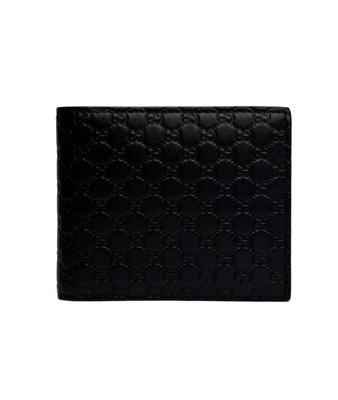 GUCCI Черный кожаный кошелек, фото 1