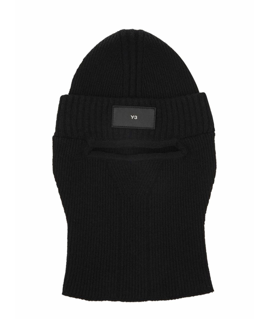 Y-3 Черная шерстяная шапка, фото 1