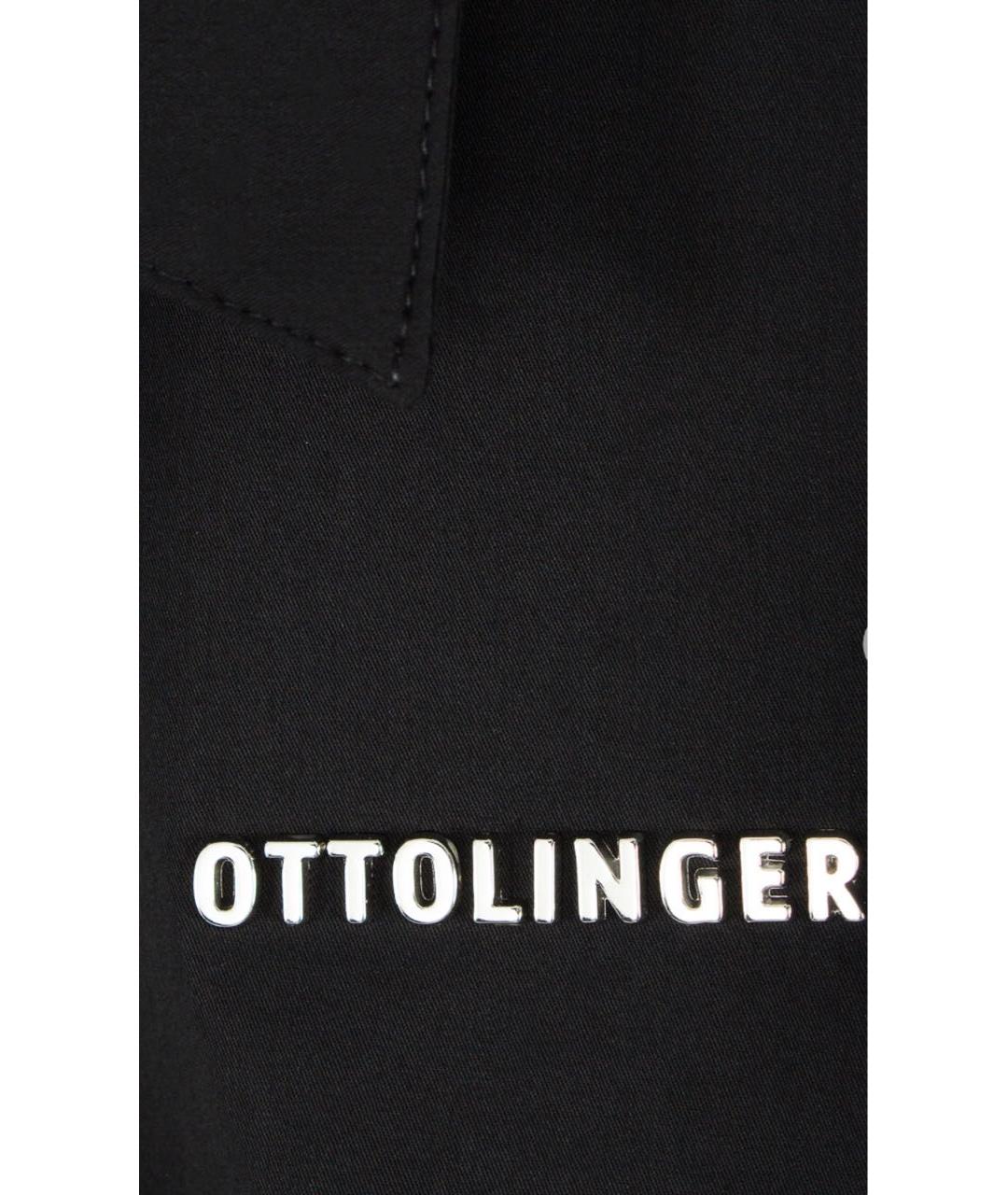 OTTOLINGER Черная хлопковая рубашка, фото 5