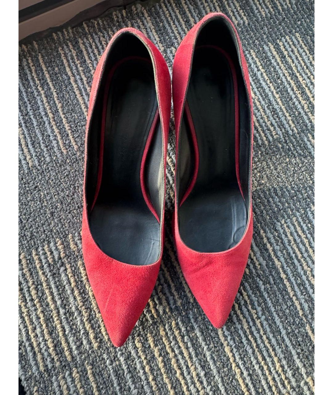 GIUSEPPE ZANOTTI DESIGN Красные замшевые туфли, фото 2