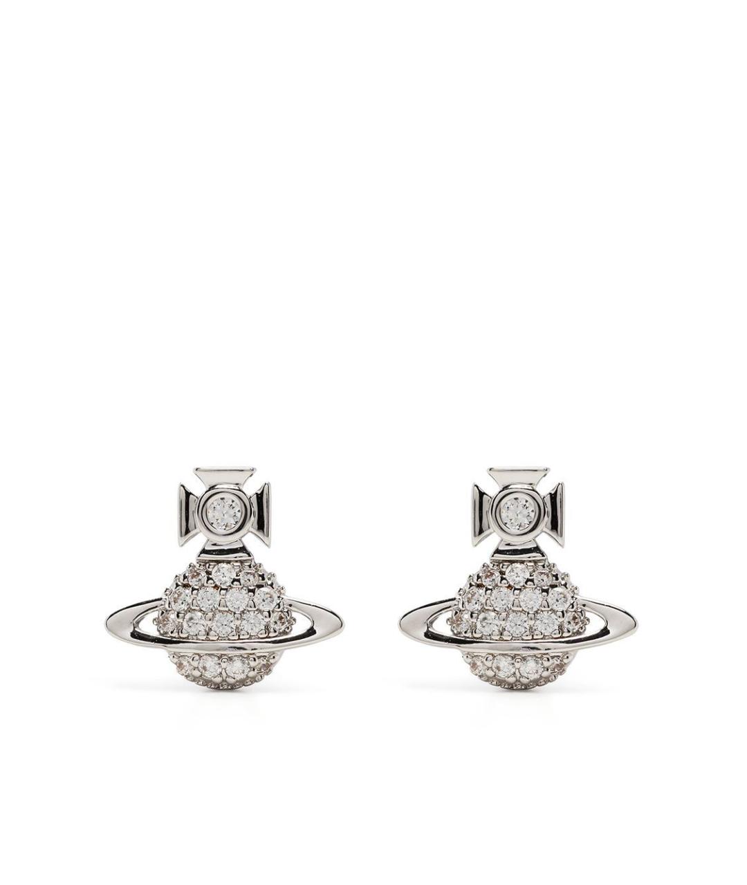 VIVIENNE WESTWOOD Серебряные металлические серьги, фото 1