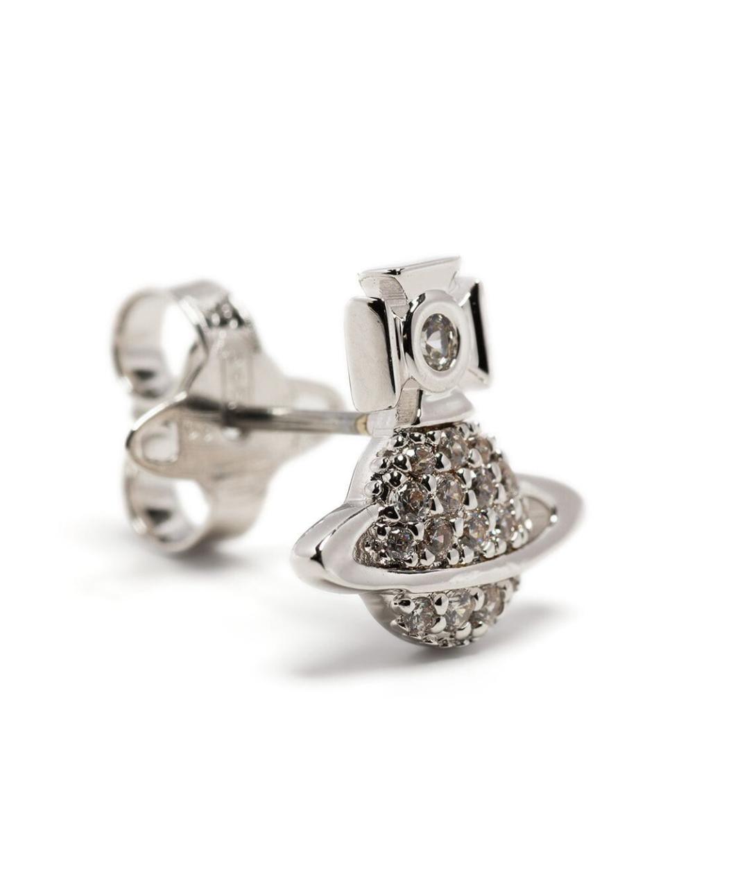 VIVIENNE WESTWOOD Серебряные металлические серьги, фото 3