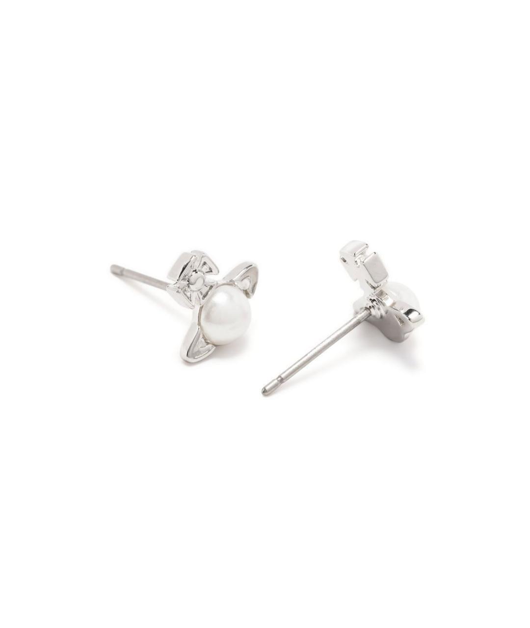 VIVIENNE WESTWOOD Серебряные металлические серьги, фото 3