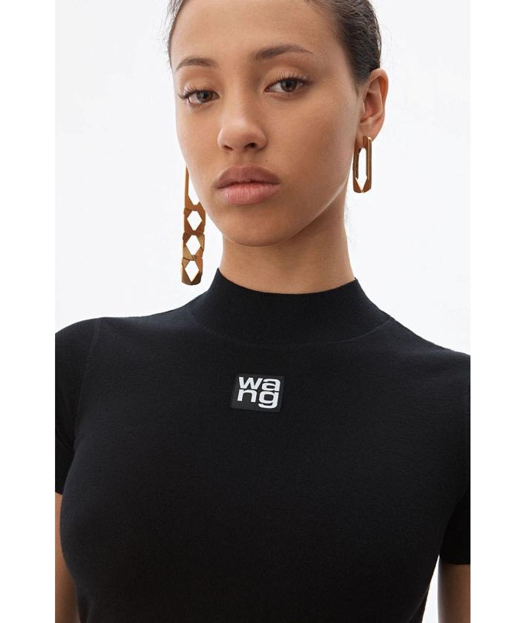 ALEXANDER WANG Черная футболка, фото 2