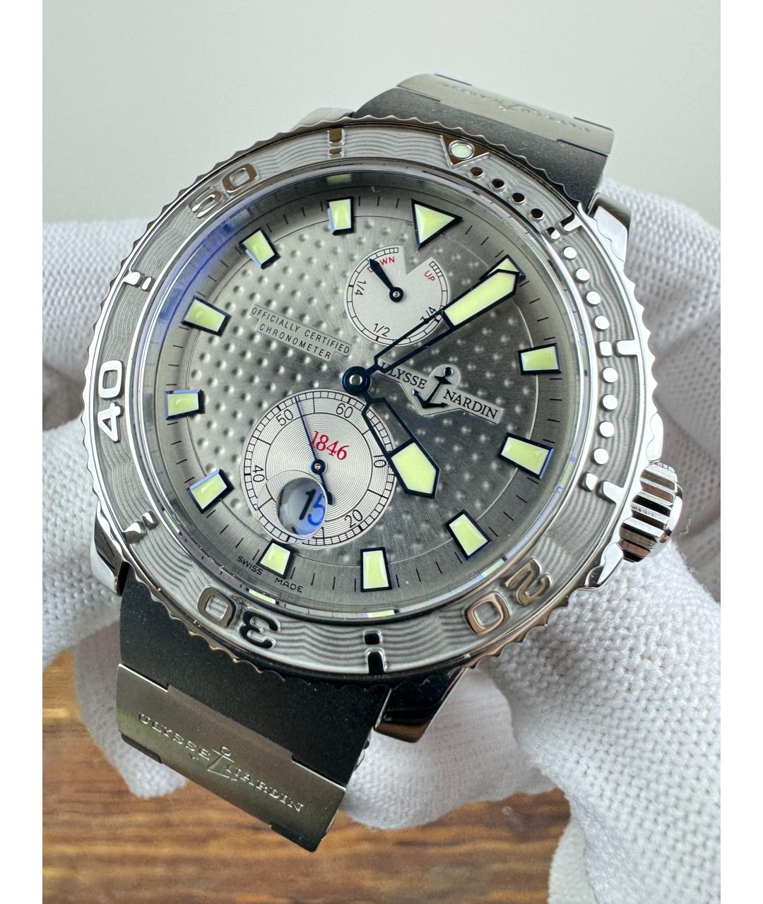 Ulysse Nardin Черные часы, фото 3