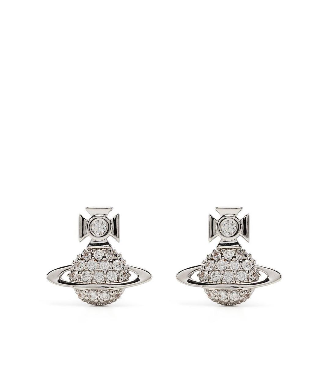 VIVIENNE WESTWOOD Серебряные металлические серьги, фото 1