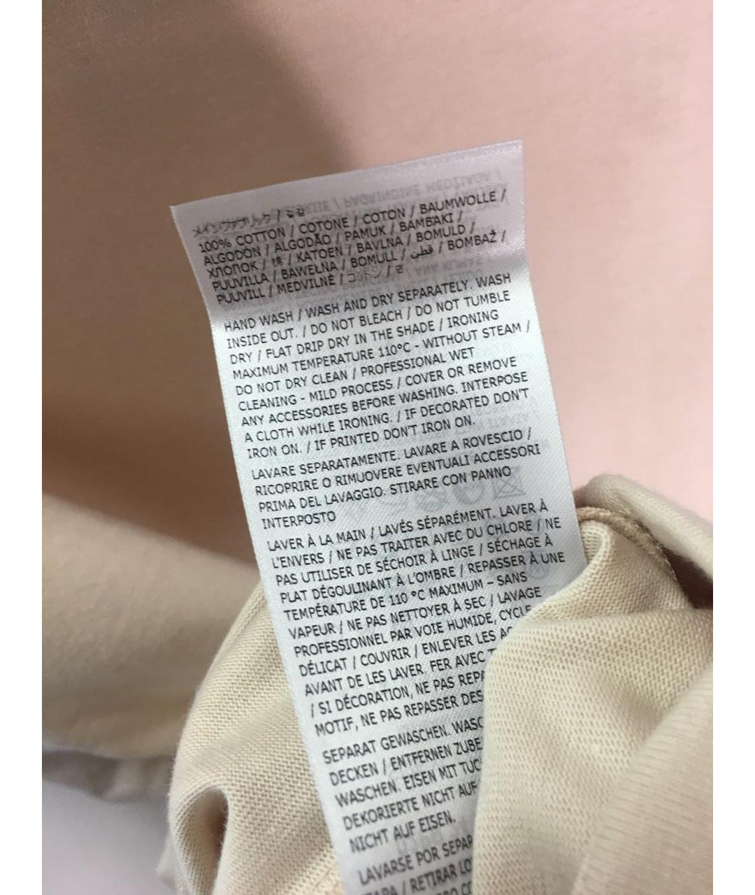 JIL SANDER Розовая хлопковая футболка, фото 6