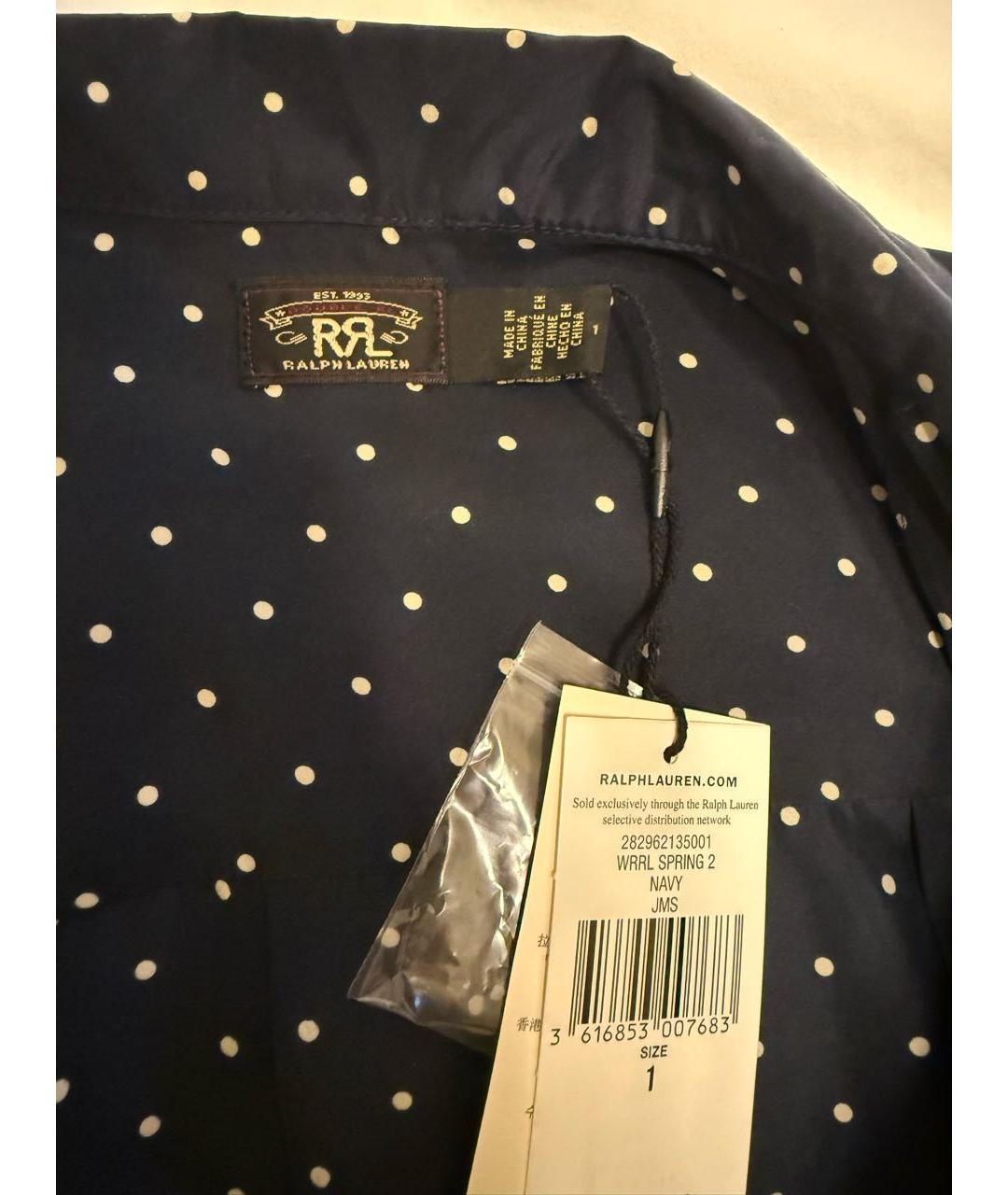 RALPH LAUREN Темно-синий шелковый комбинезон, фото 4