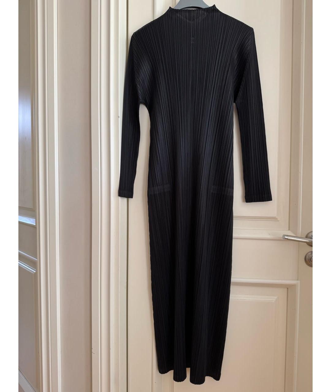 ISSEY MIYAKE Черное полиэстеровое повседневное платье, фото 3