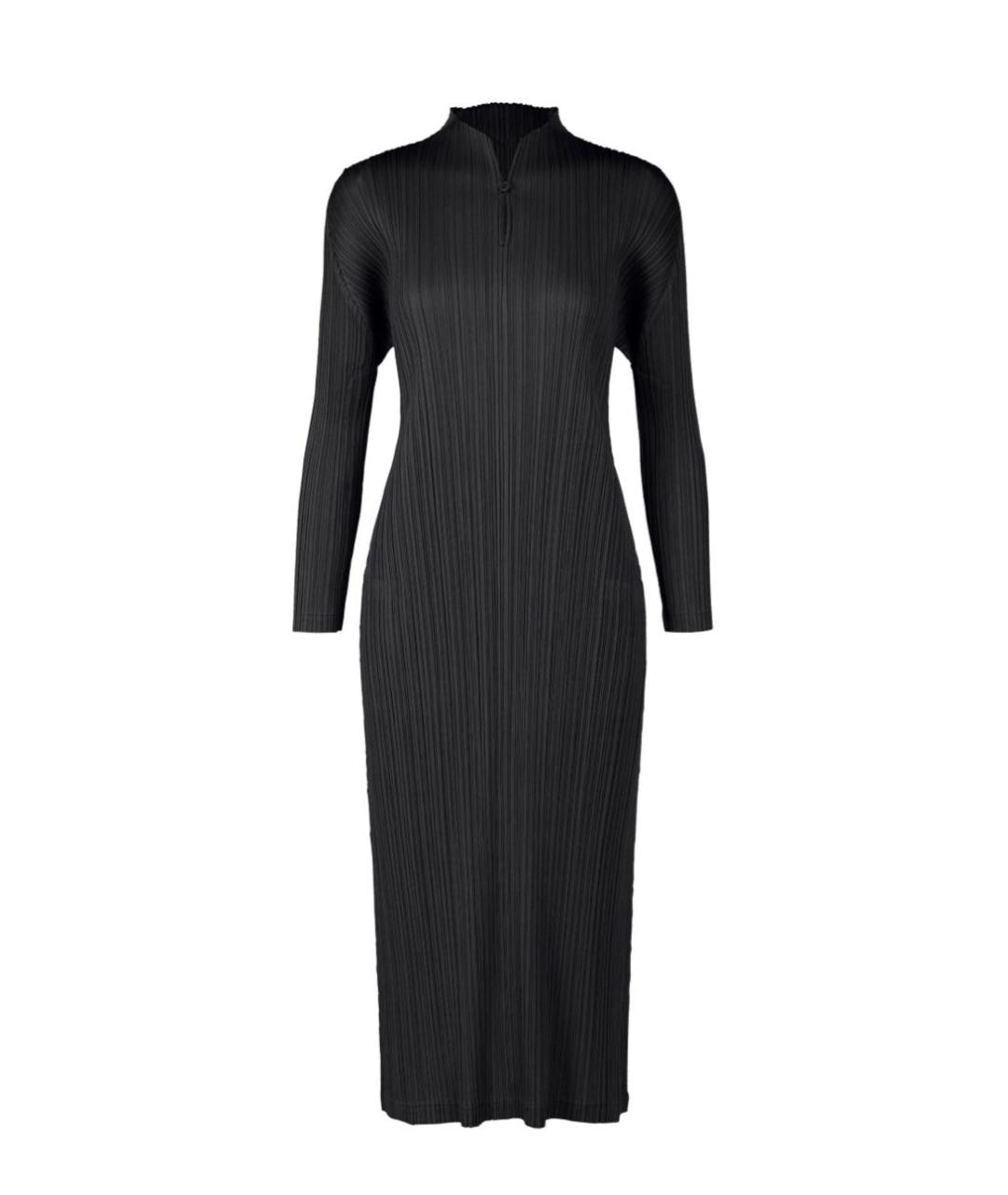 ISSEY MIYAKE Черное полиэстеровое повседневное платье, фото 9