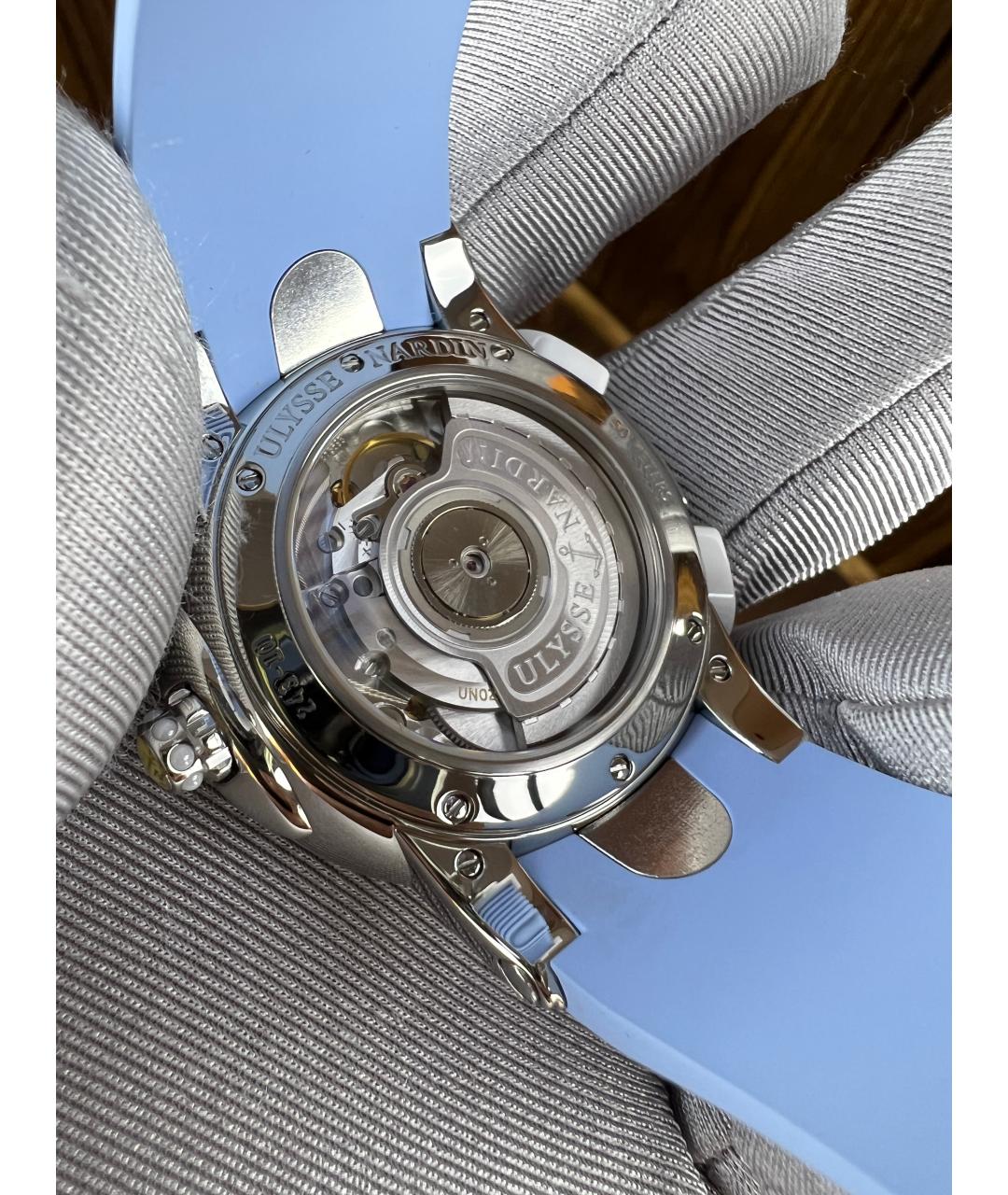 Ulysse Nardin Голубые часы, фото 7