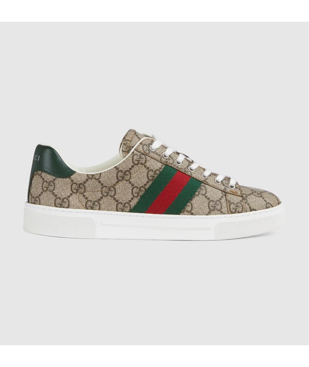 GUCCI Бежевые кеды, фото 3