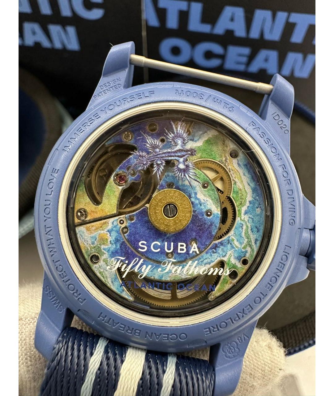 Swatch Синие часы, фото 6