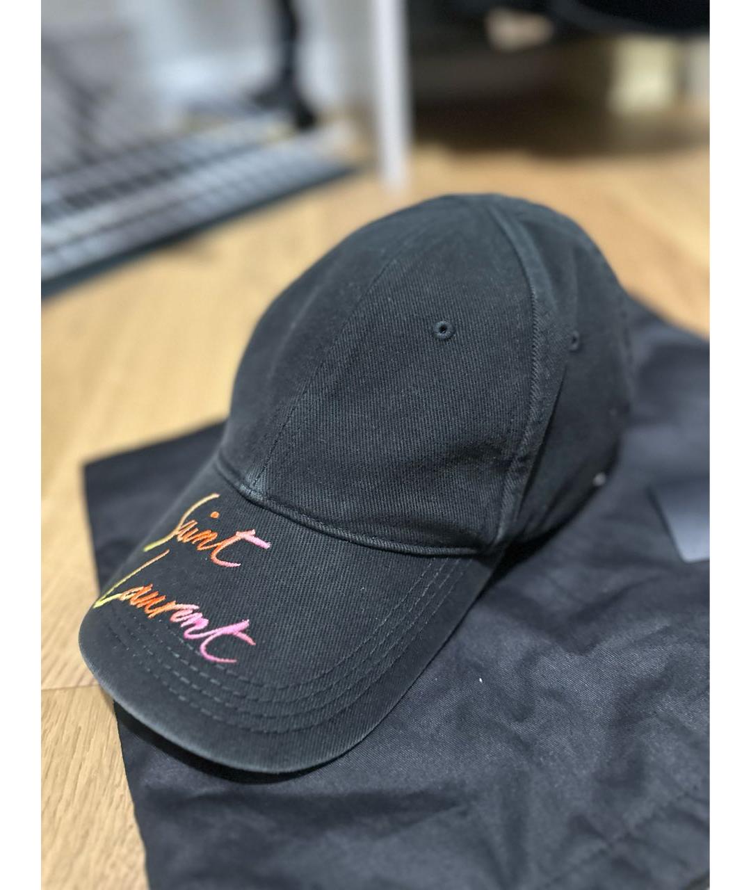 SAINT LAURENT Хлопковая кепка, фото 6