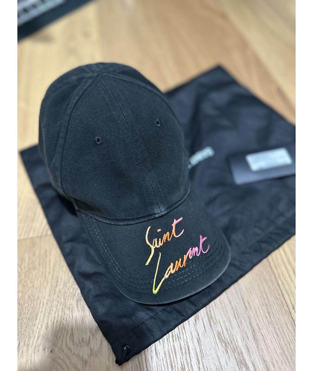 SAINT LAURENT Хлопковая кепка, фото 2