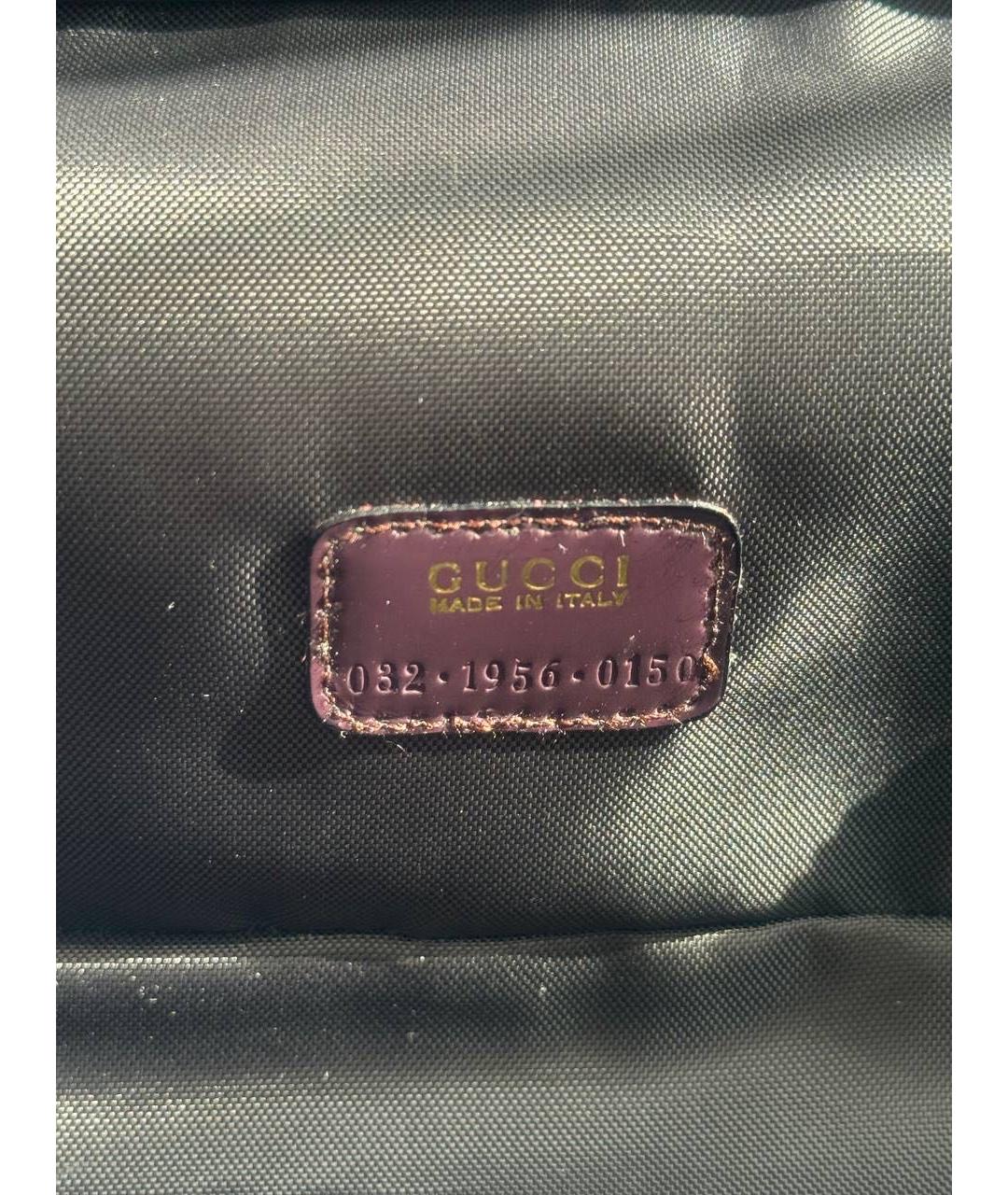 GUCCI Бордовая кожаная сумка с короткими ручками, фото 4