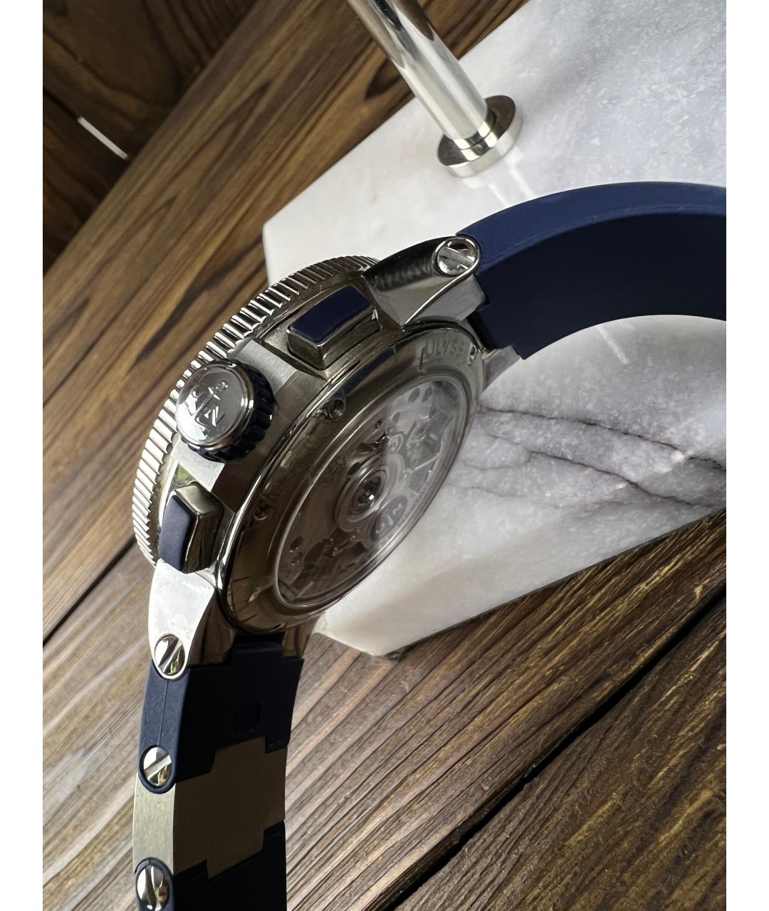Ulysse Nardin Темно-синие часы, фото 4