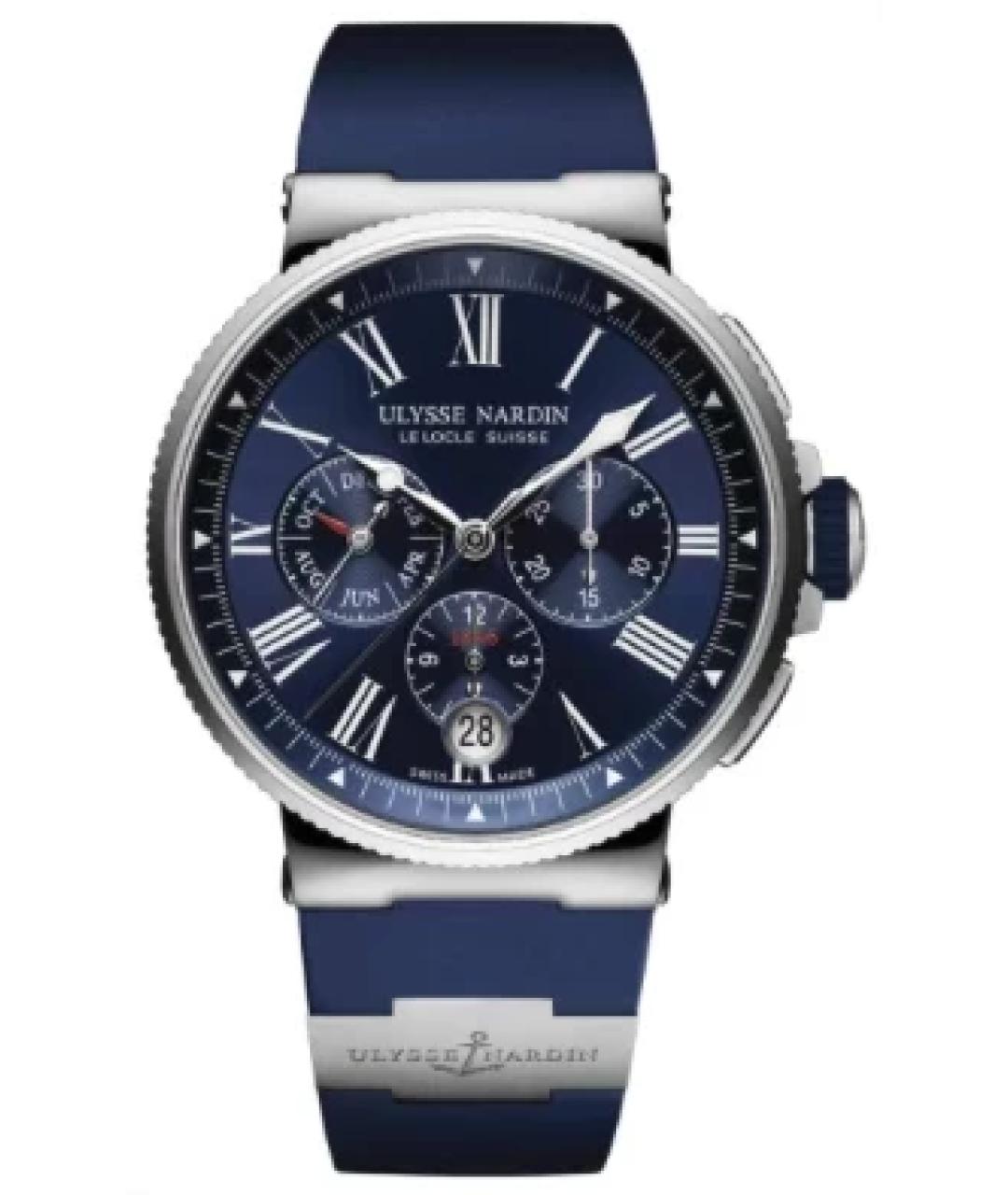 Ulysse Nardin Темно-синие часы, фото 9