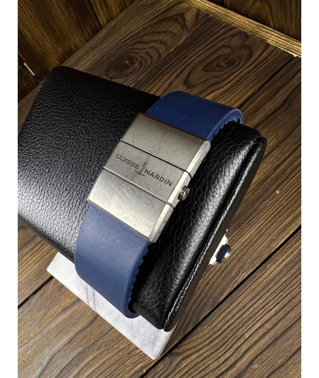 Ulysse Nardin Темно-синие часы, фото 8