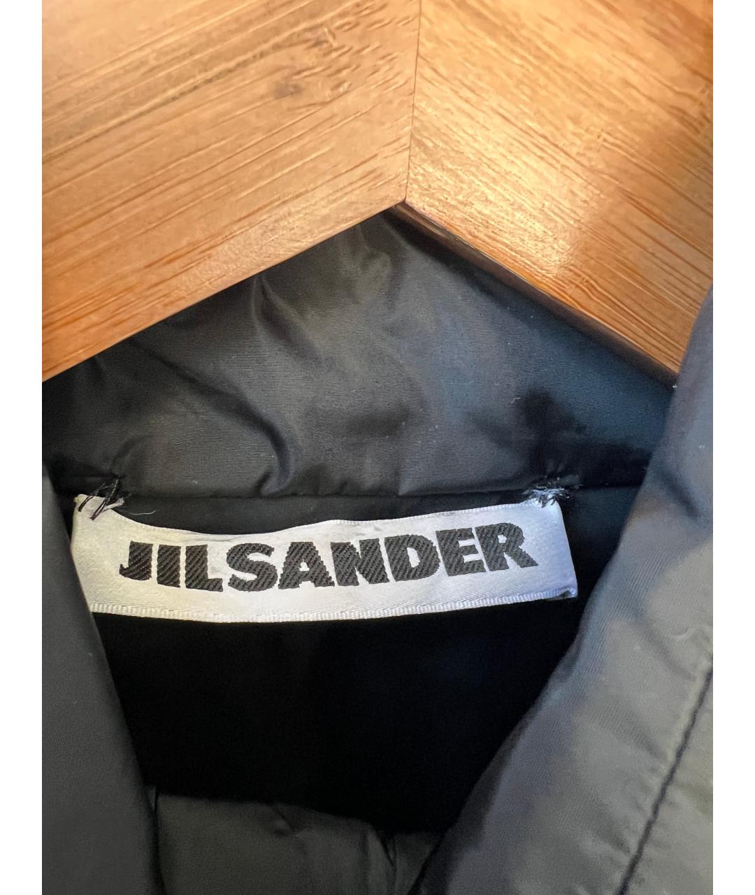 JIL SANDER Черная полиэстеровая куртка, фото 2