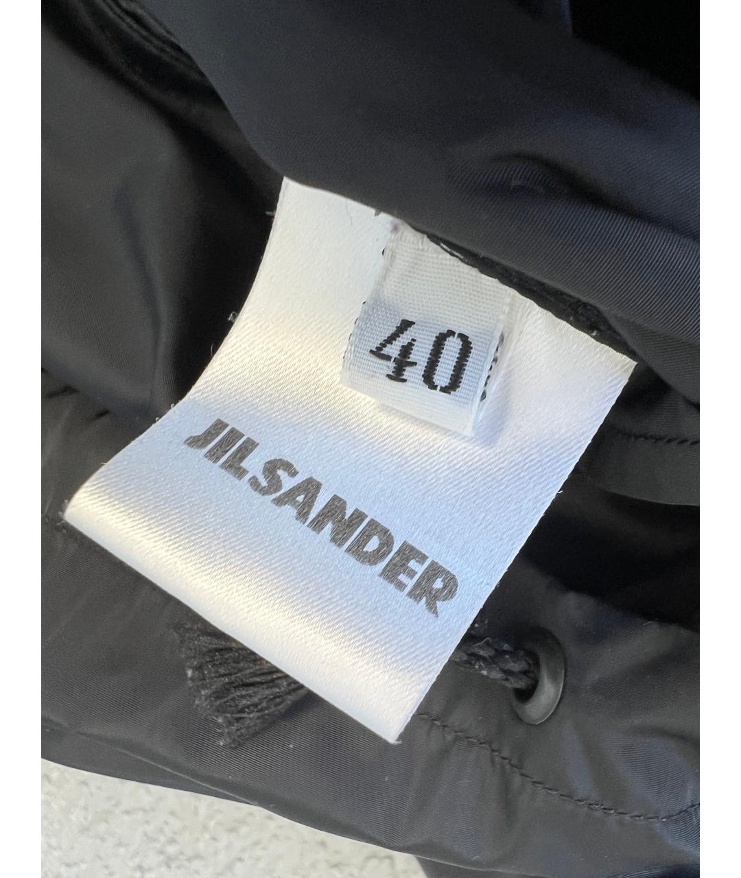 JIL SANDER Черная полиэстеровая куртка, фото 5
