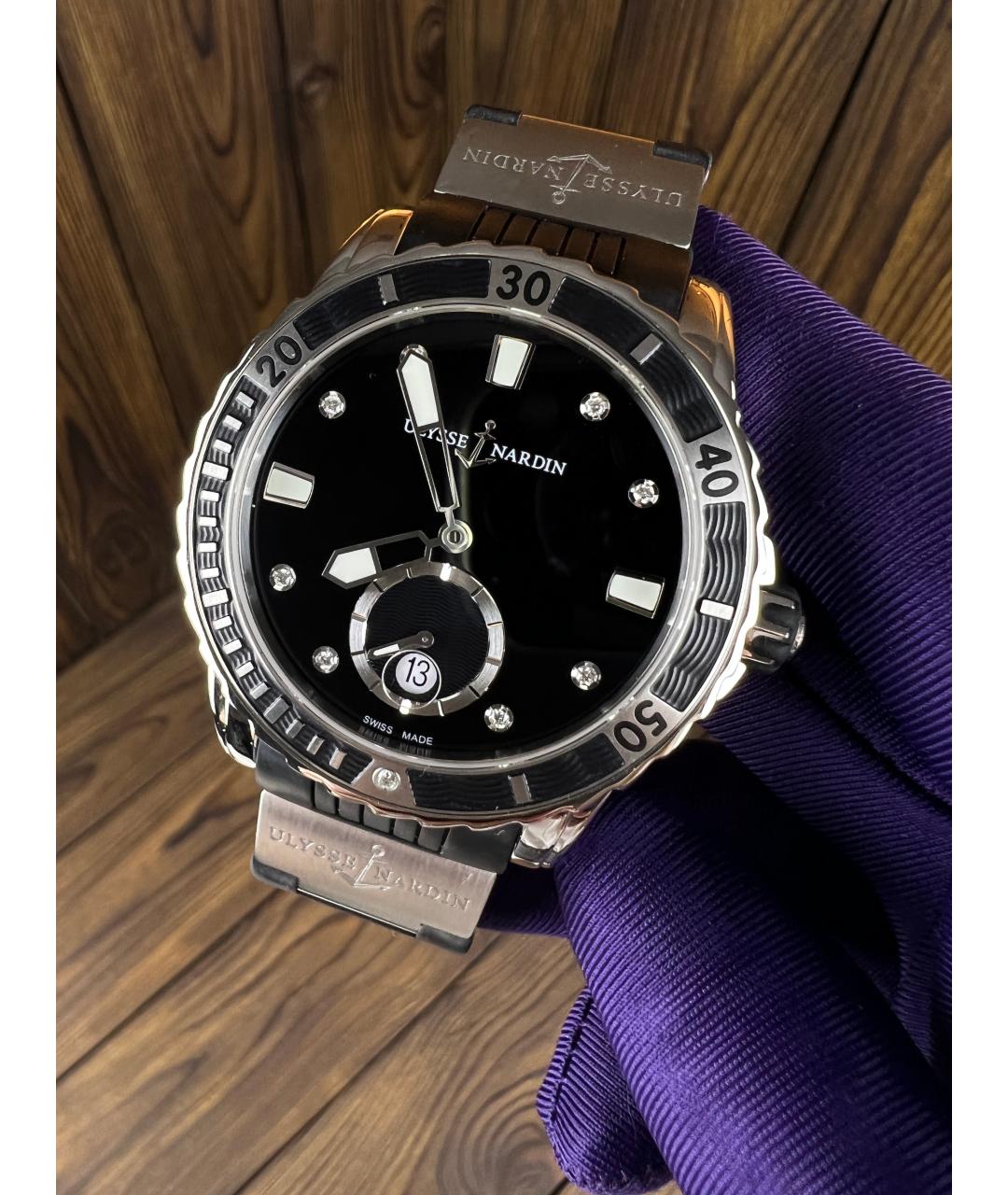 Ulysse Nardin Черные часы, фото 2