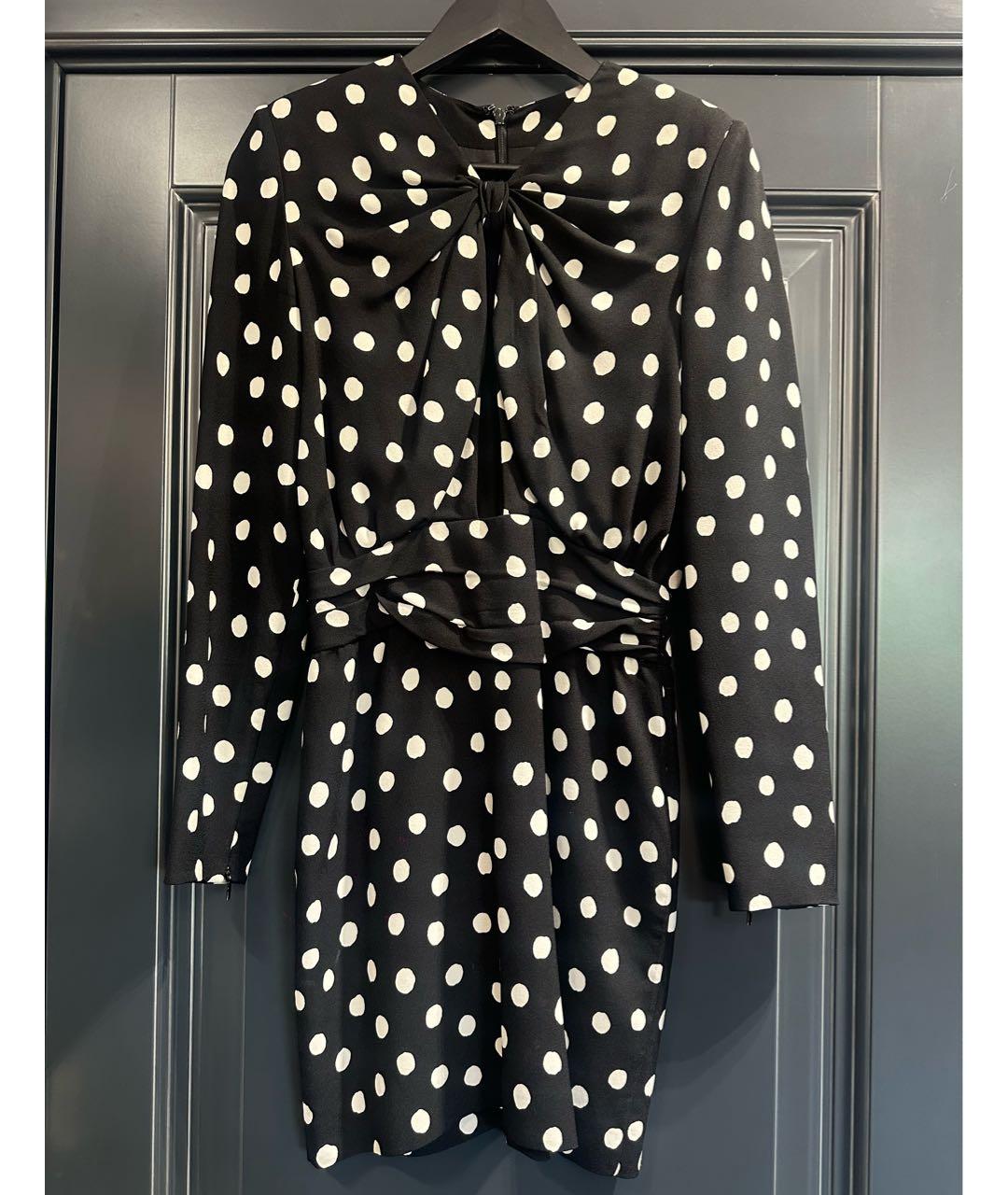 SAINT LAURENT Черное вискозное коктейльное платье, фото 6
