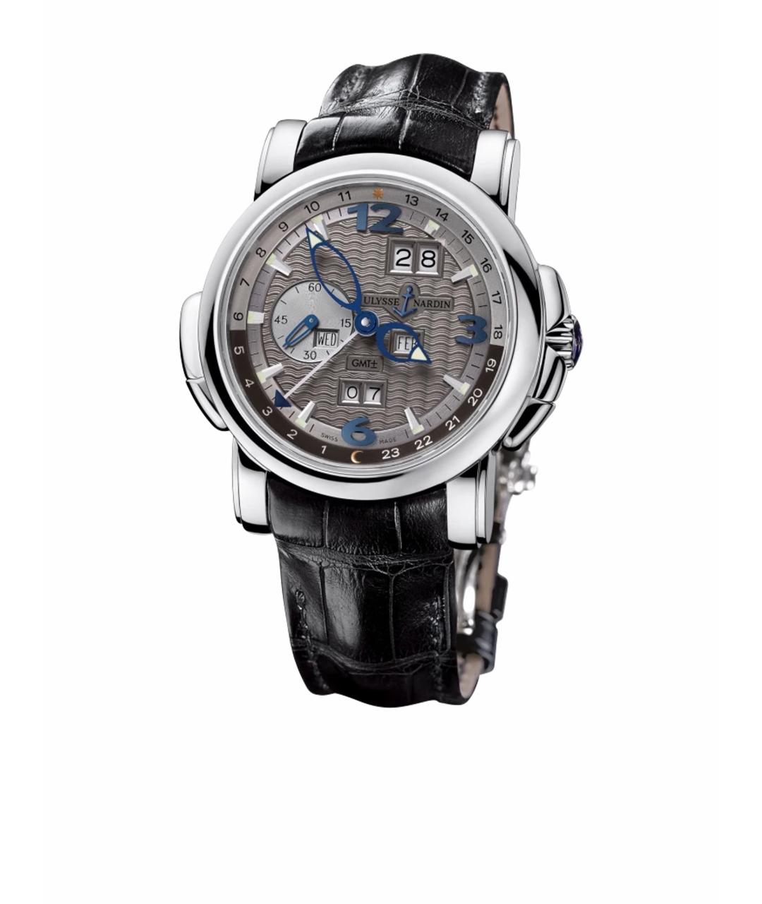Ulysse Nardin Черные часы из белого золота, фото 1