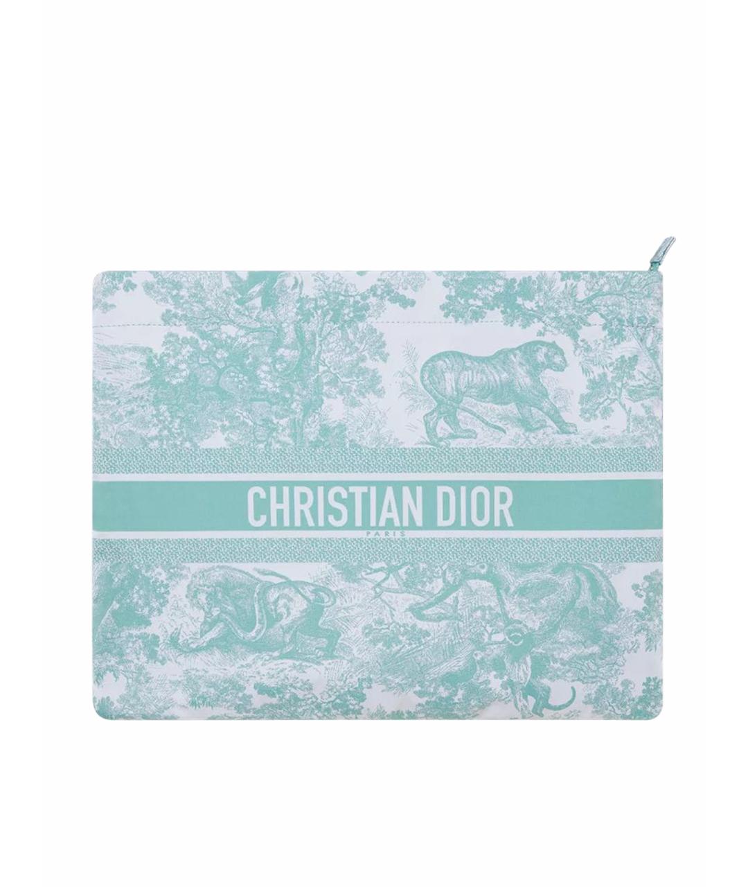CHRISTIAN DIOR Бирюзовая косметичка, фото 1