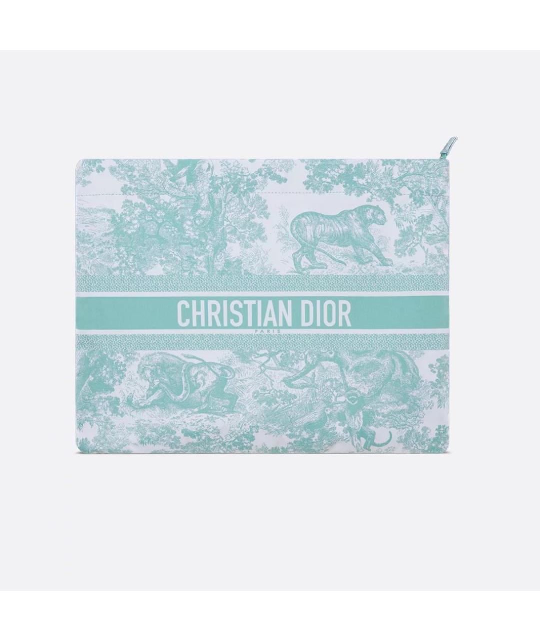 CHRISTIAN DIOR Бирюзовая косметичка, фото 4