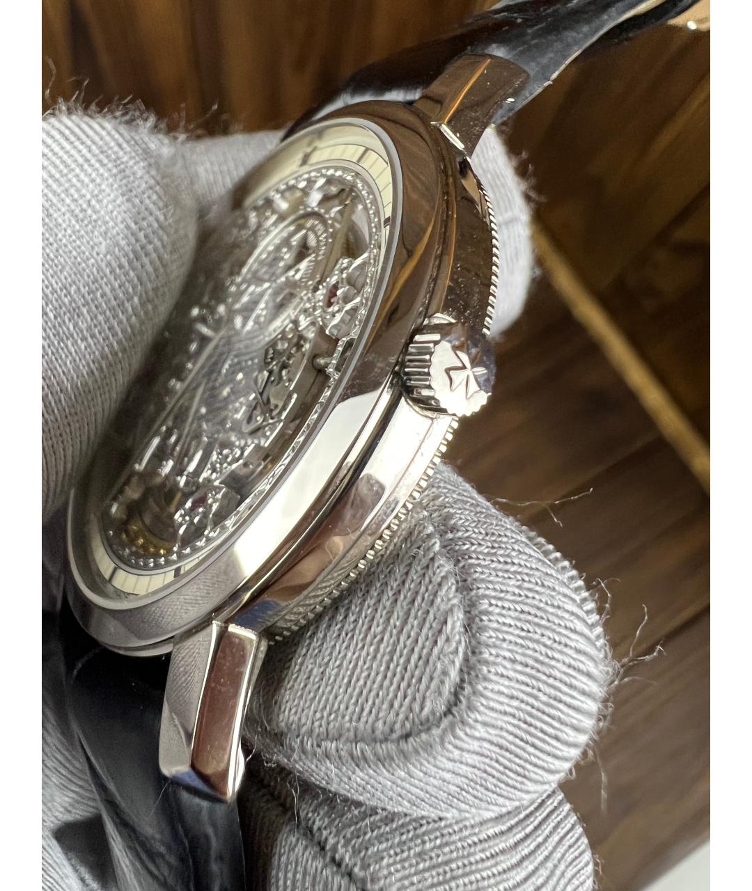VACHERON CONSTANTIN Черные часы из белого золота, фото 6