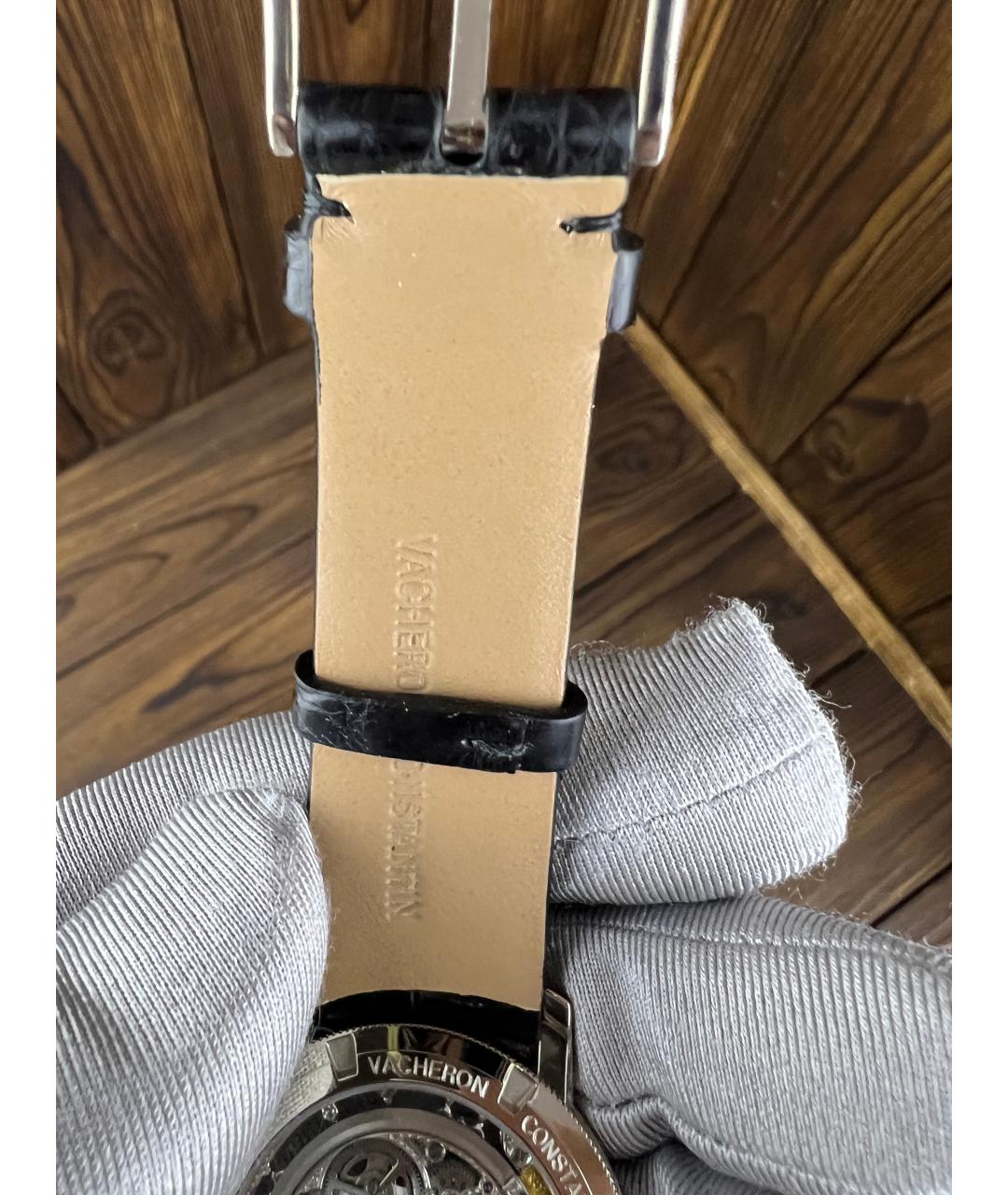 VACHERON CONSTANTIN Черные часы из белого золота, фото 8