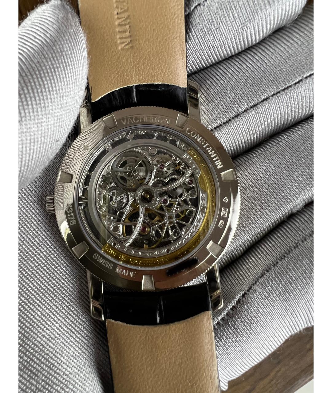 VACHERON CONSTANTIN Черные часы из белого золота, фото 7