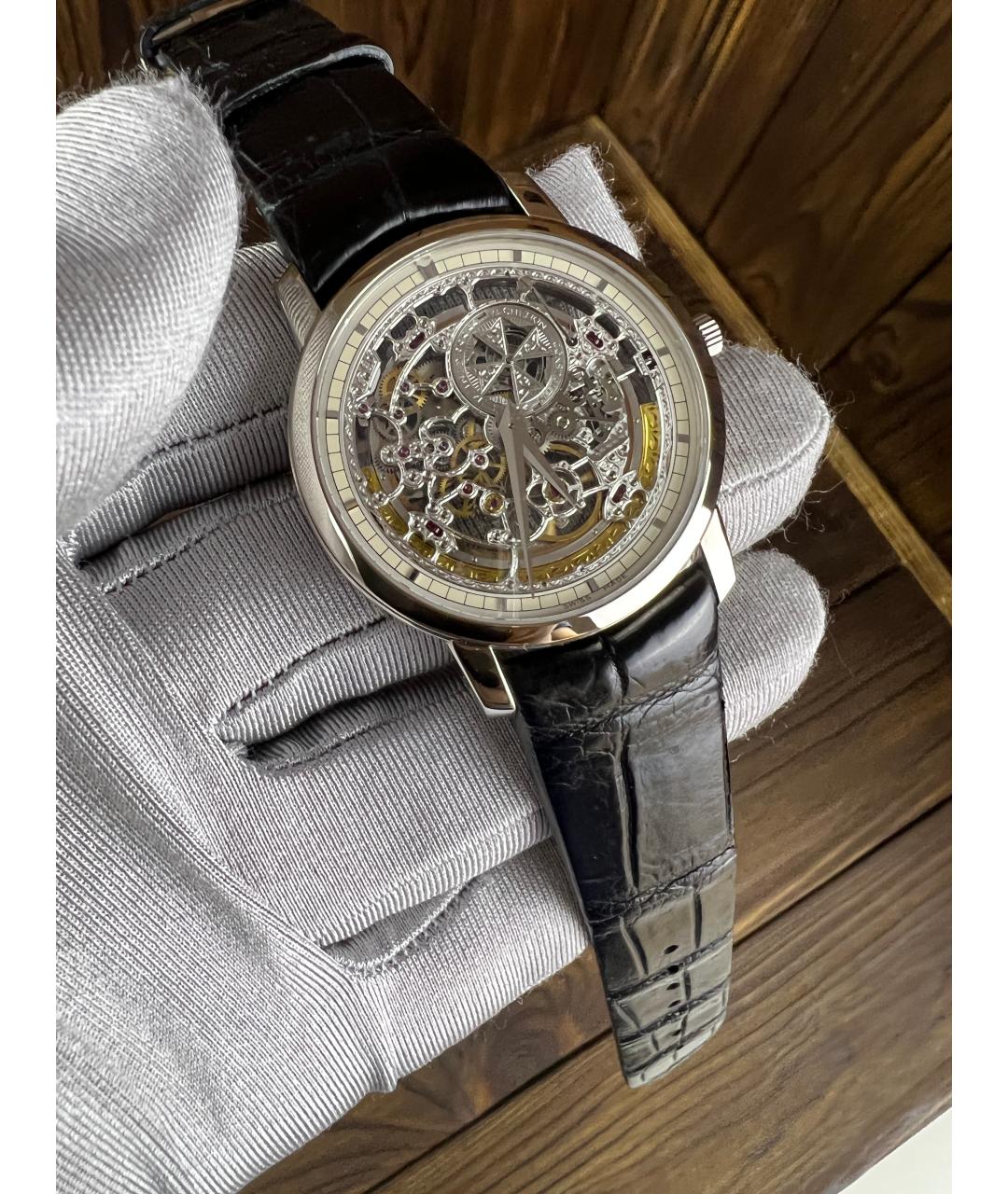VACHERON CONSTANTIN Черные часы из белого золота, фото 2