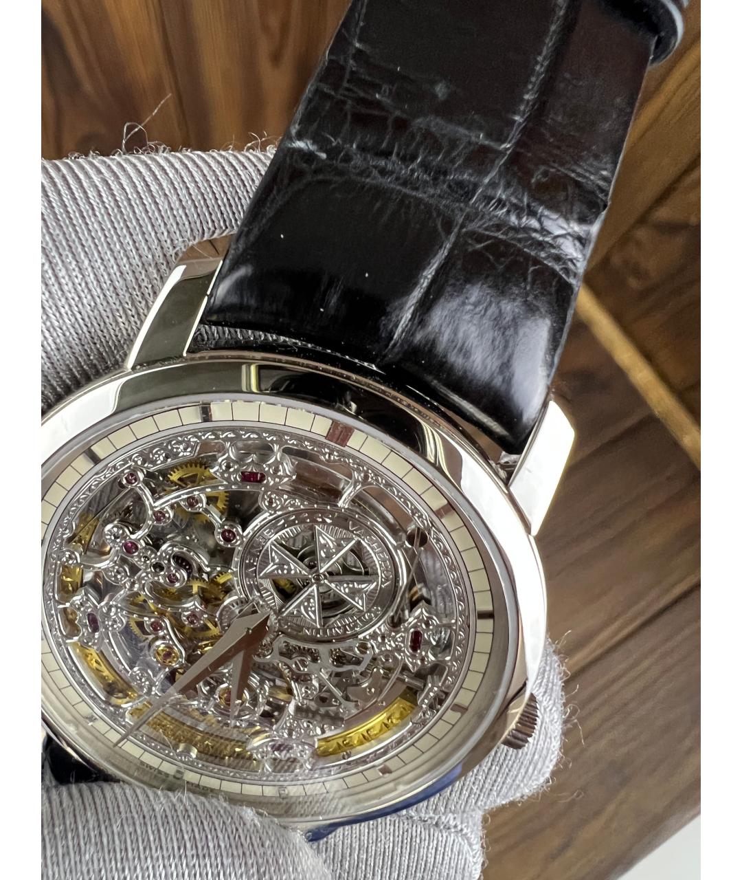 VACHERON CONSTANTIN Черные часы из белого золота, фото 3