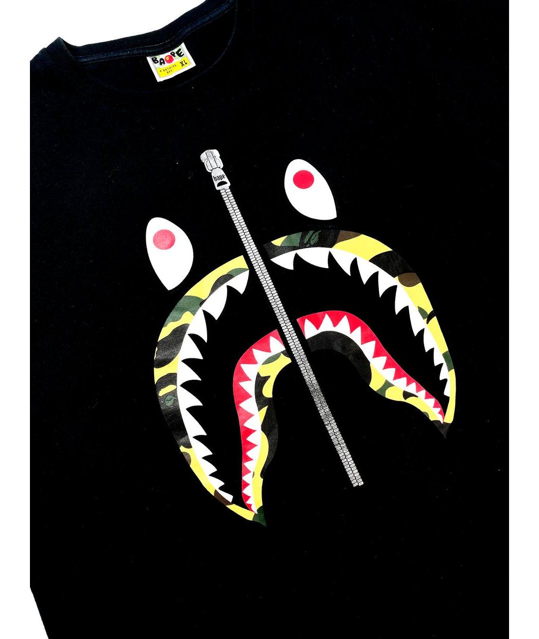 BAPE Черная хлопковая футболка, фото 2