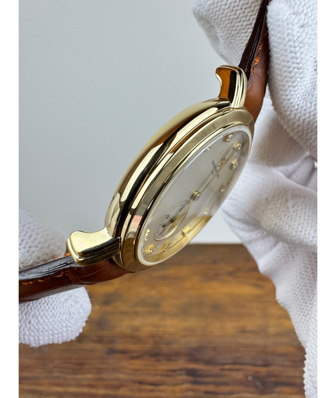 VACHERON CONSTANTIN Коричневые часы из желтого золота, фото 6