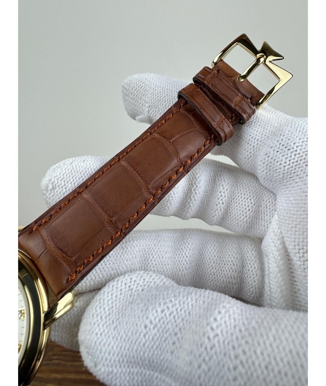 VACHERON CONSTANTIN Коричневые часы из желтого золота, фото 7