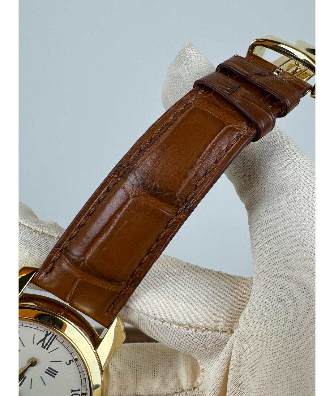 VACHERON CONSTANTIN Коричневые часы из желтого золота, фото 7