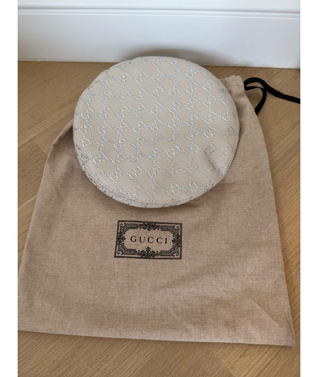 GUCCI Белая шапка, фото 6