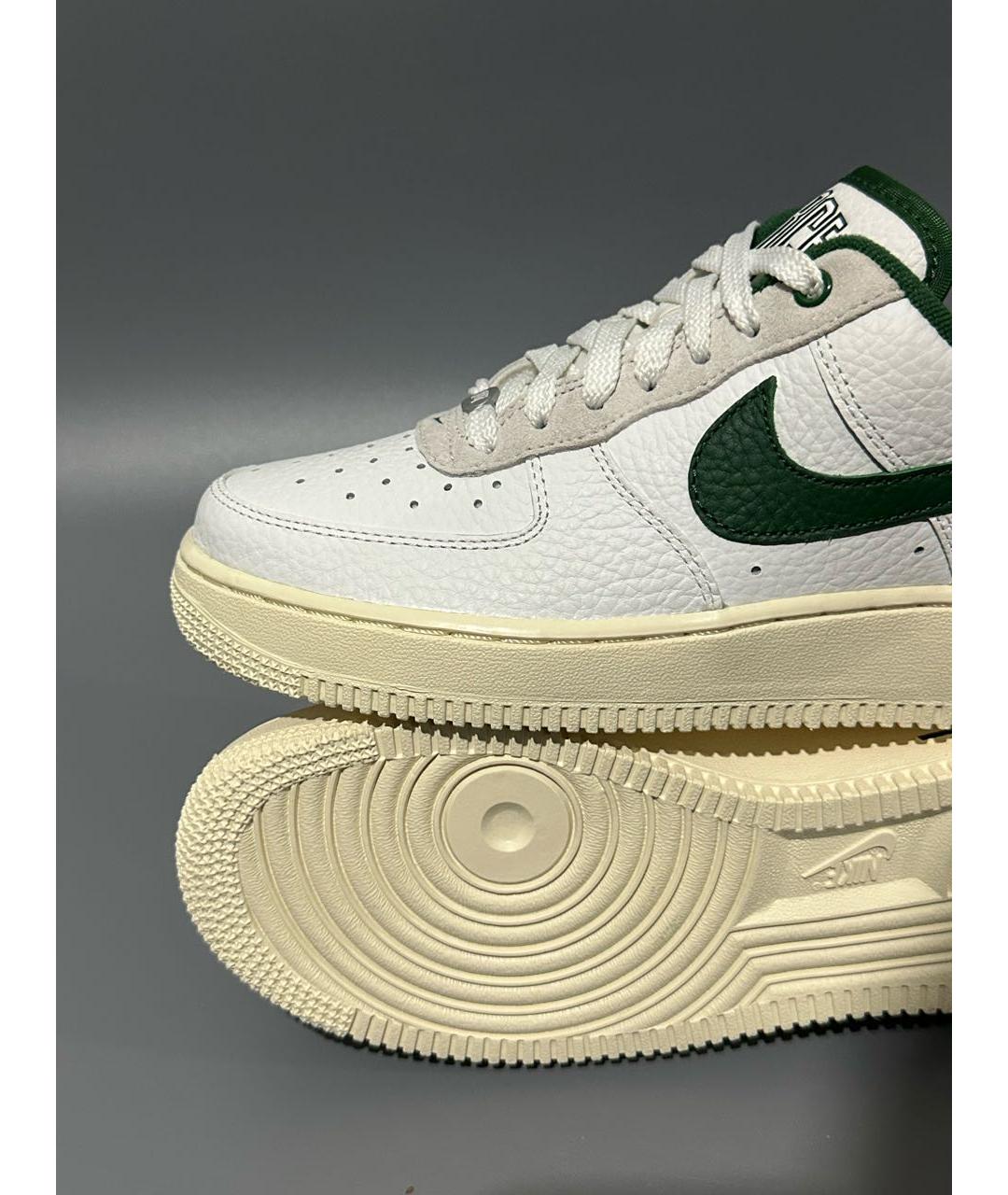 NIKE Зеленые кожаные кроссовки, фото 8