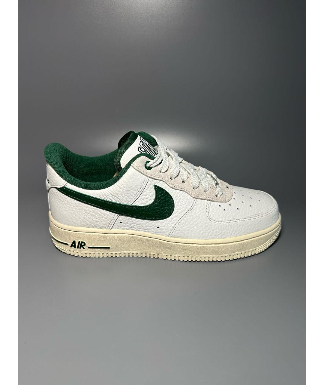 NIKE Зеленые кожаные кроссовки, фото 9
