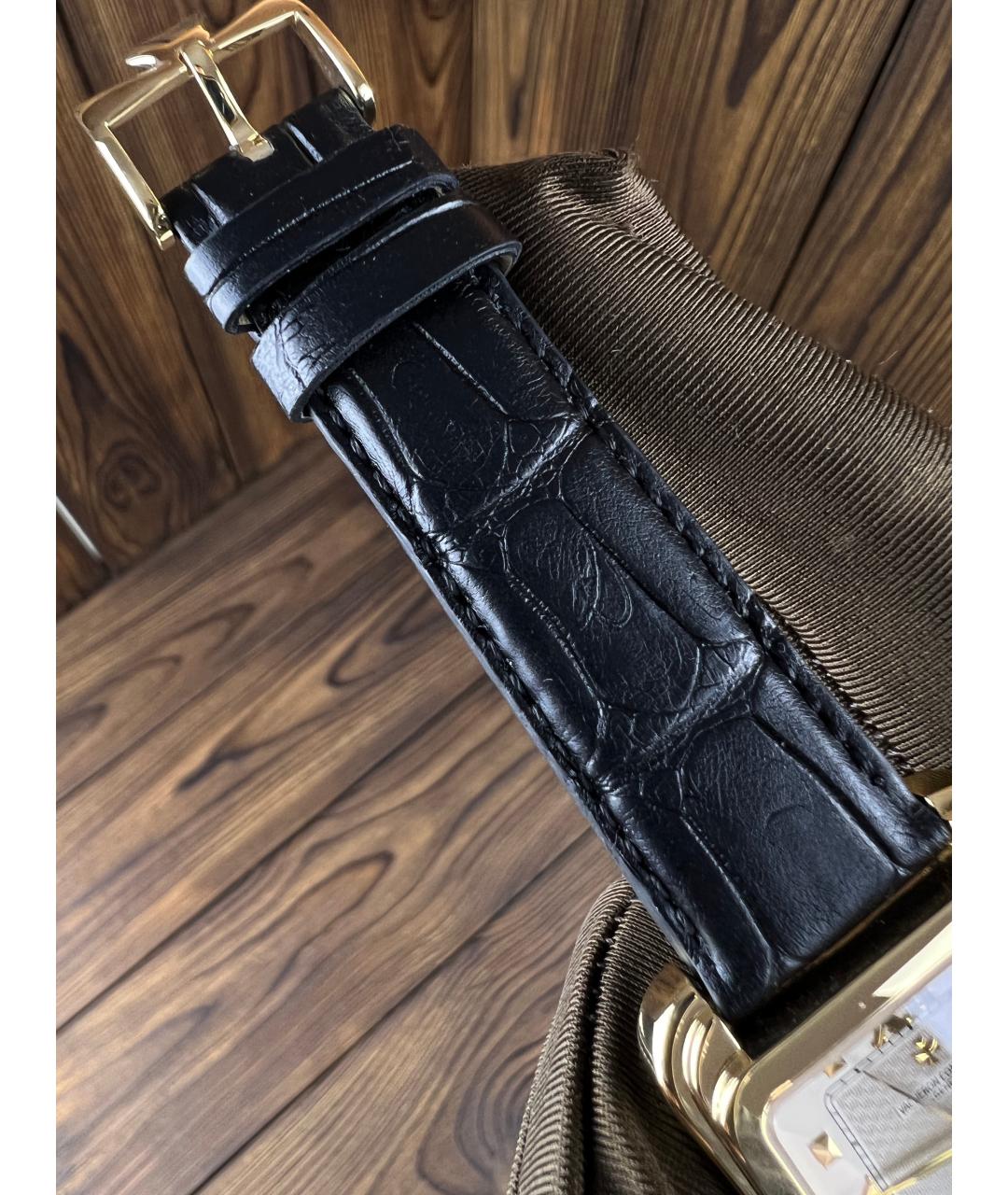 VACHERON CONSTANTIN Черные часы из желтого золота, фото 7